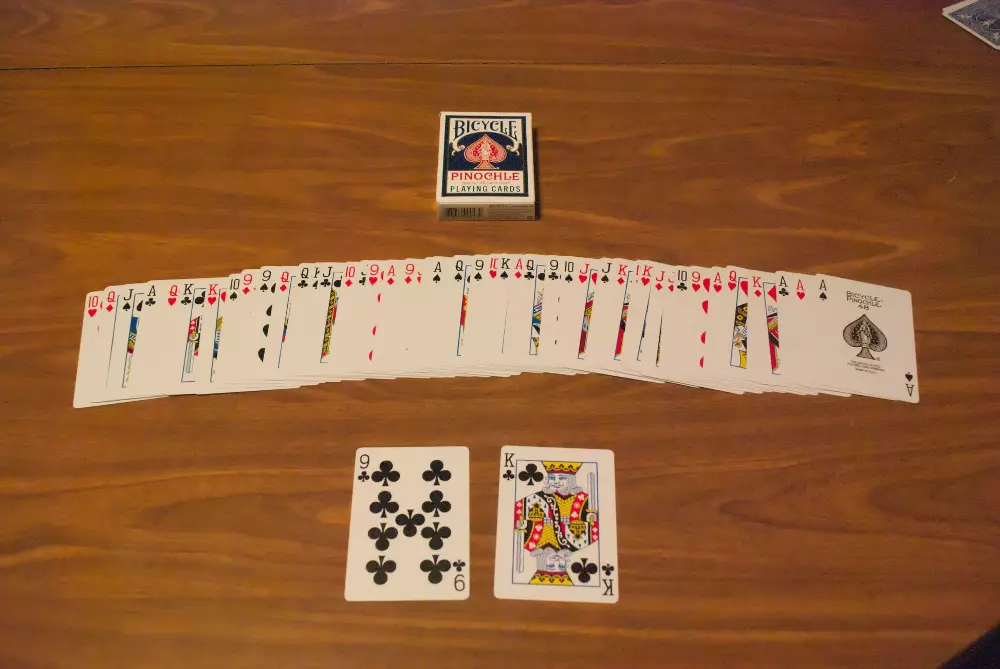 Bicycle cards, dedicated deck for Pinochle