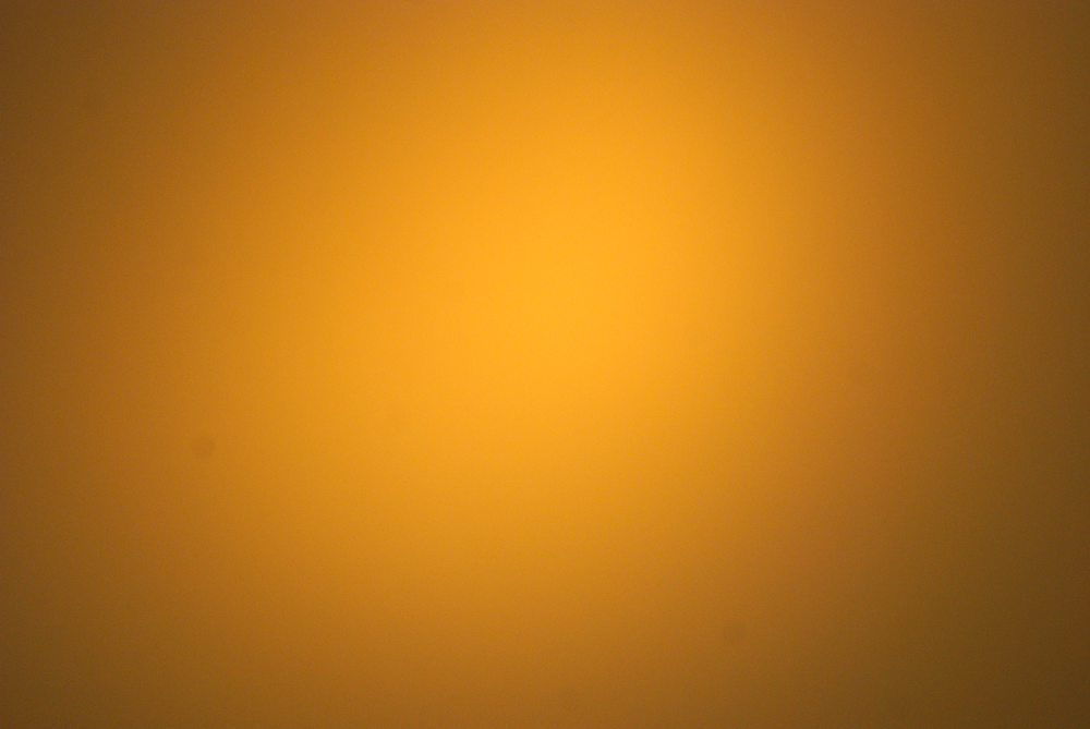 Basically just a giant orange-yellow blur