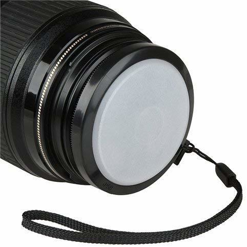 White balance lens cap &mdash; just a piece of semi-transparent plastic that screws onto a lens